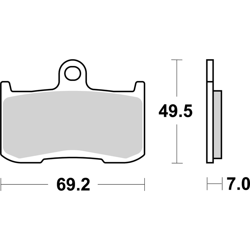 Brake pads BREMBO