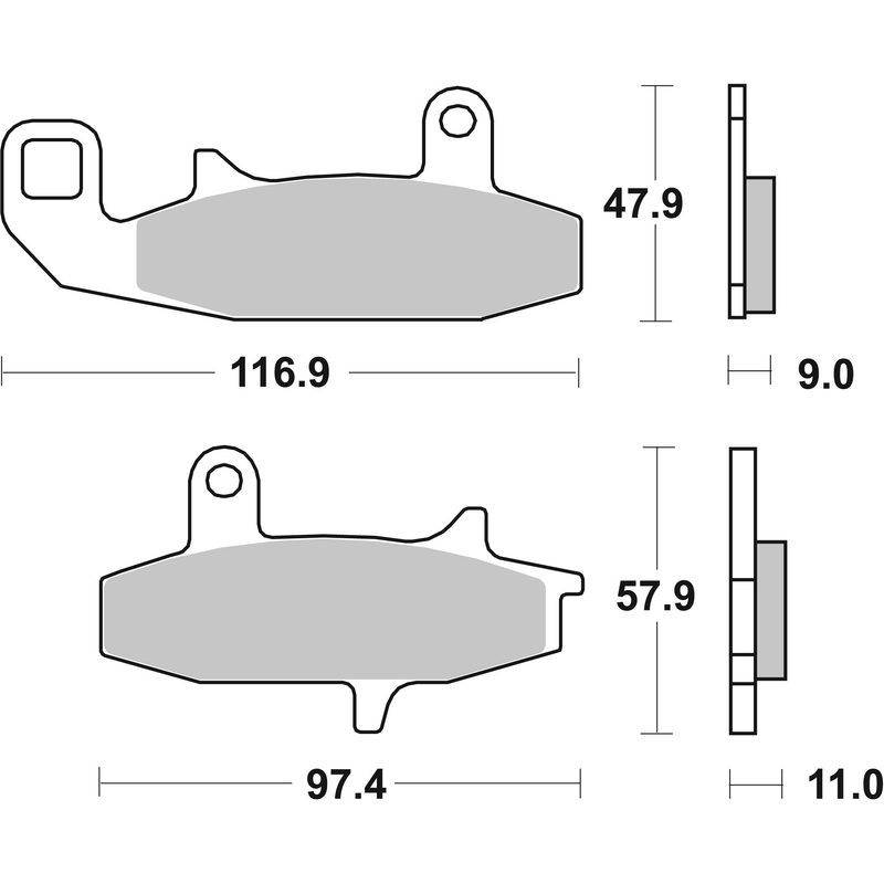 Brake pads BREMBO