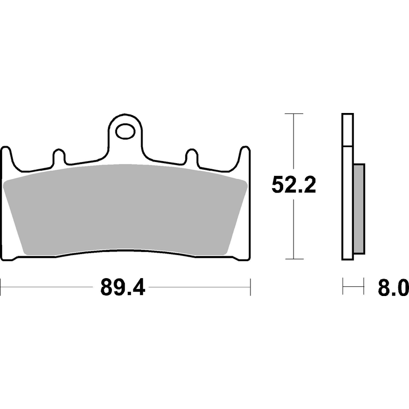 Brake pads BREMBO
