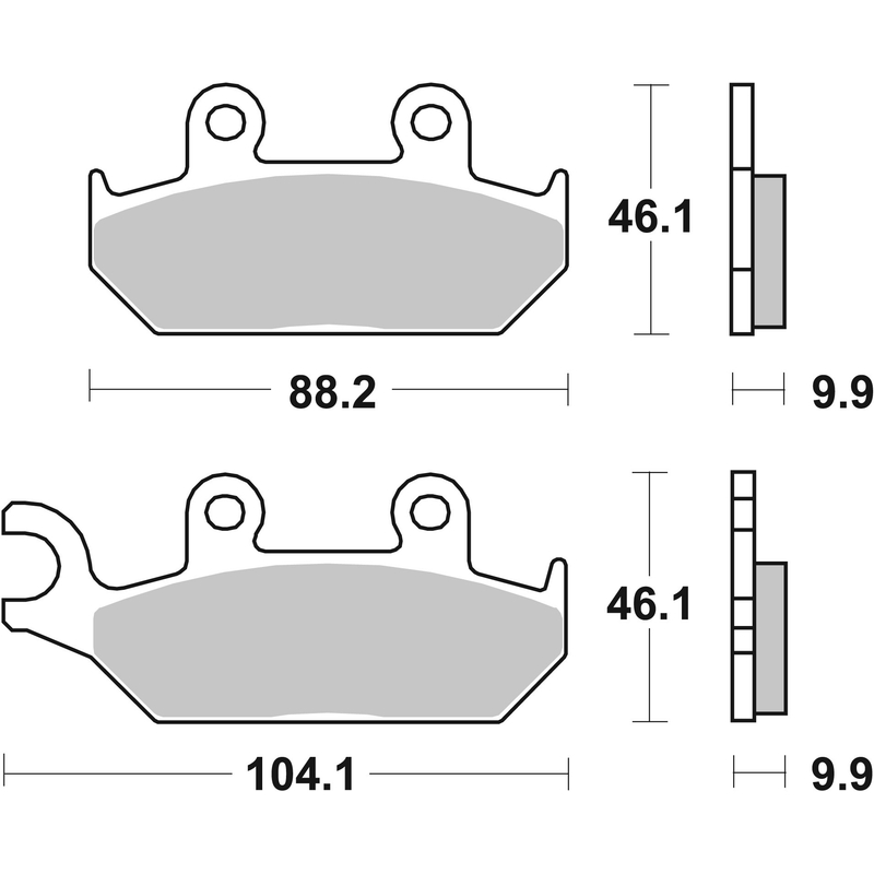 Brake pads BREMBO