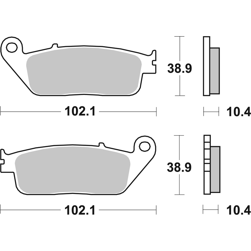Brake pads BREMBO