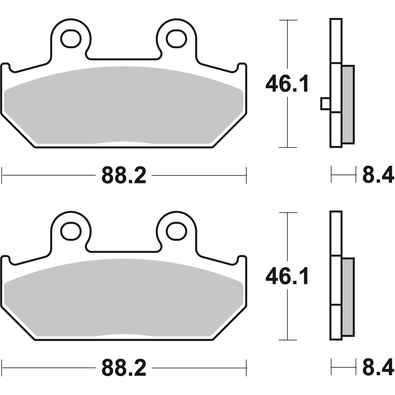 Brake pads BREMBO