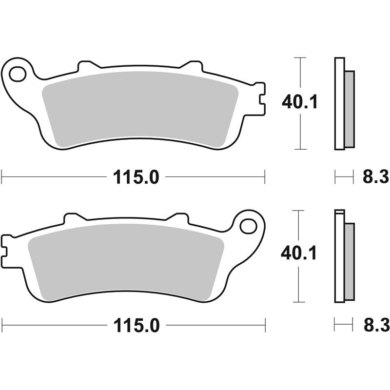 Brake pads BREMBO