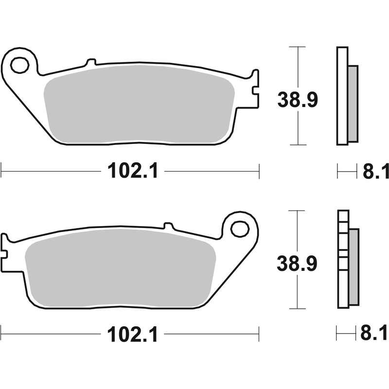 Brake pads BREMBO