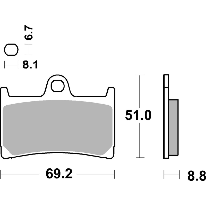 Brake pads BREMBO