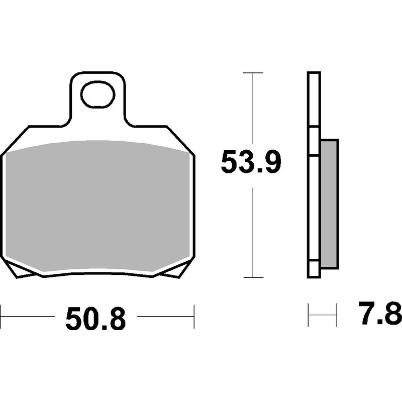 Brake pads BREMBO CC ROAD
