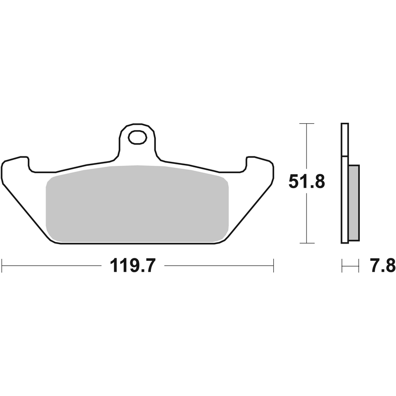 Brake pads BREMBO CC ROAD for CAGIVA Elefant 650 1985-1987