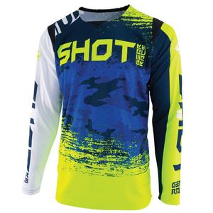 Motokrosowa bluza Shot CONTACT Counter niebiesko-fluo żółta