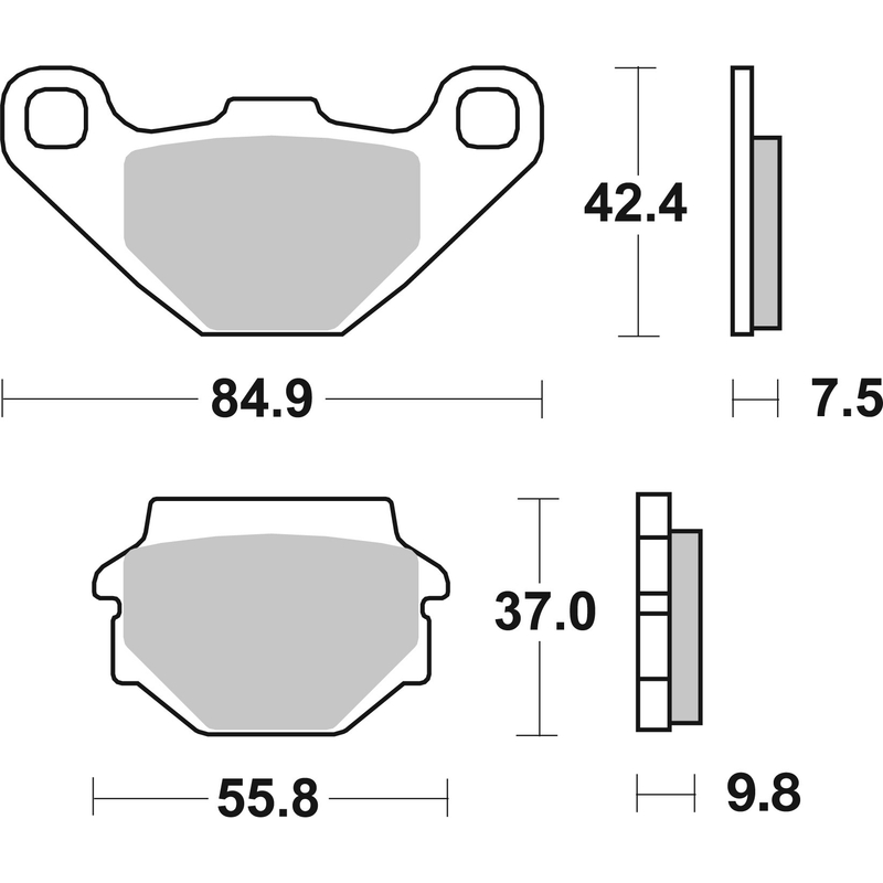 Brake pads BREMBO