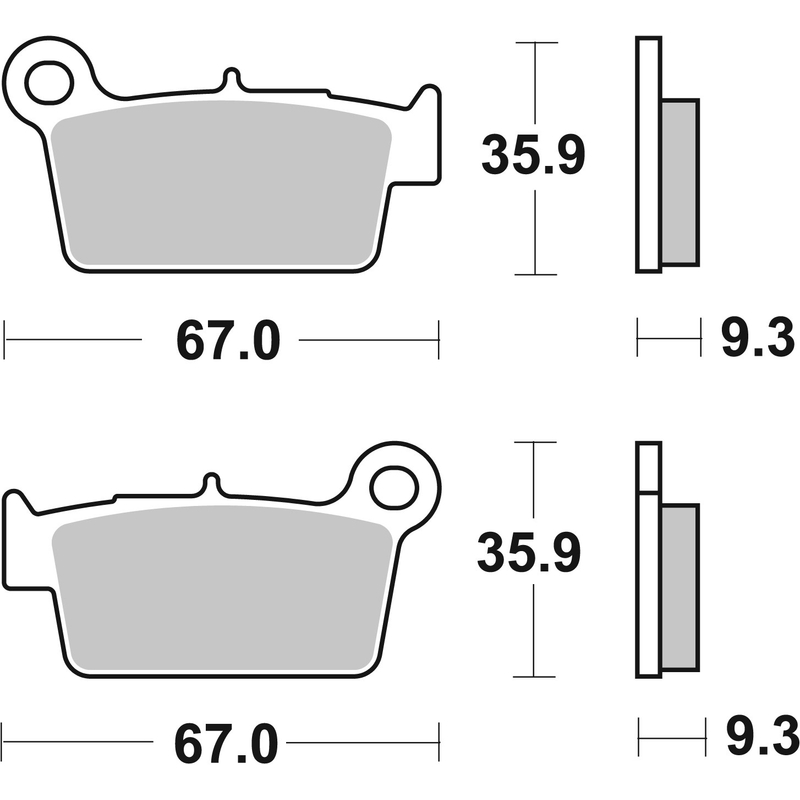 Brake pads BREMBO