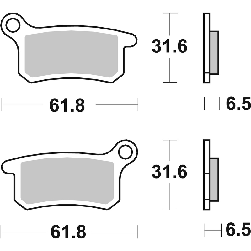 Brake pads BREMBO