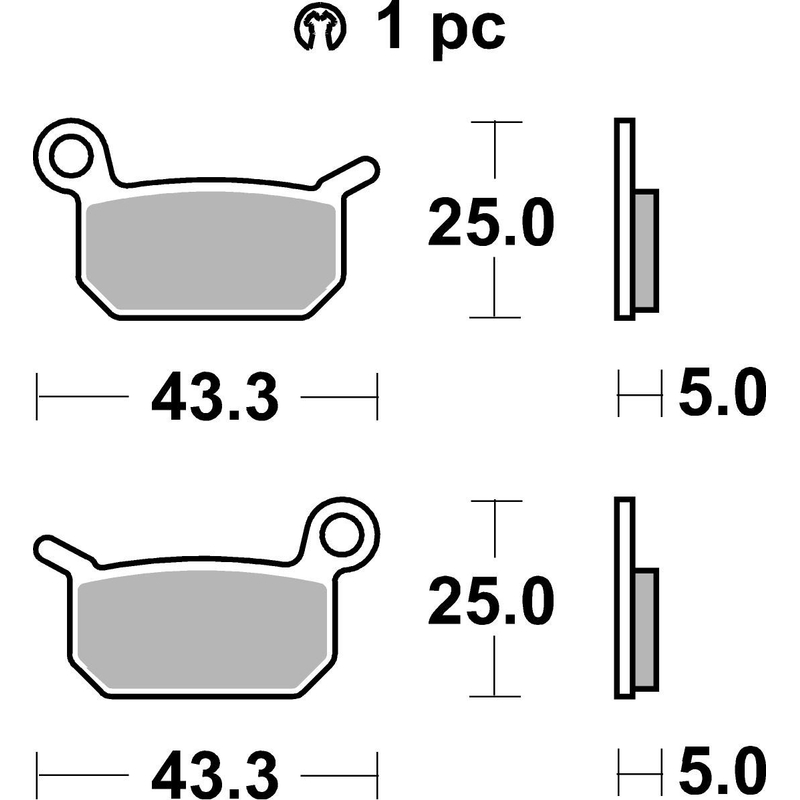Brake pads BREMBO