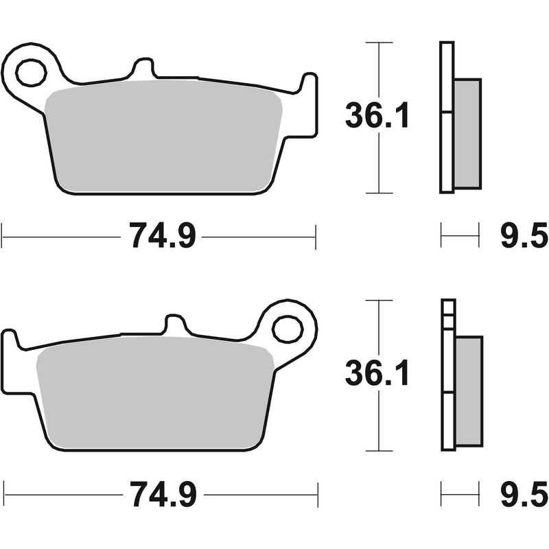 Brake pads BREMBO