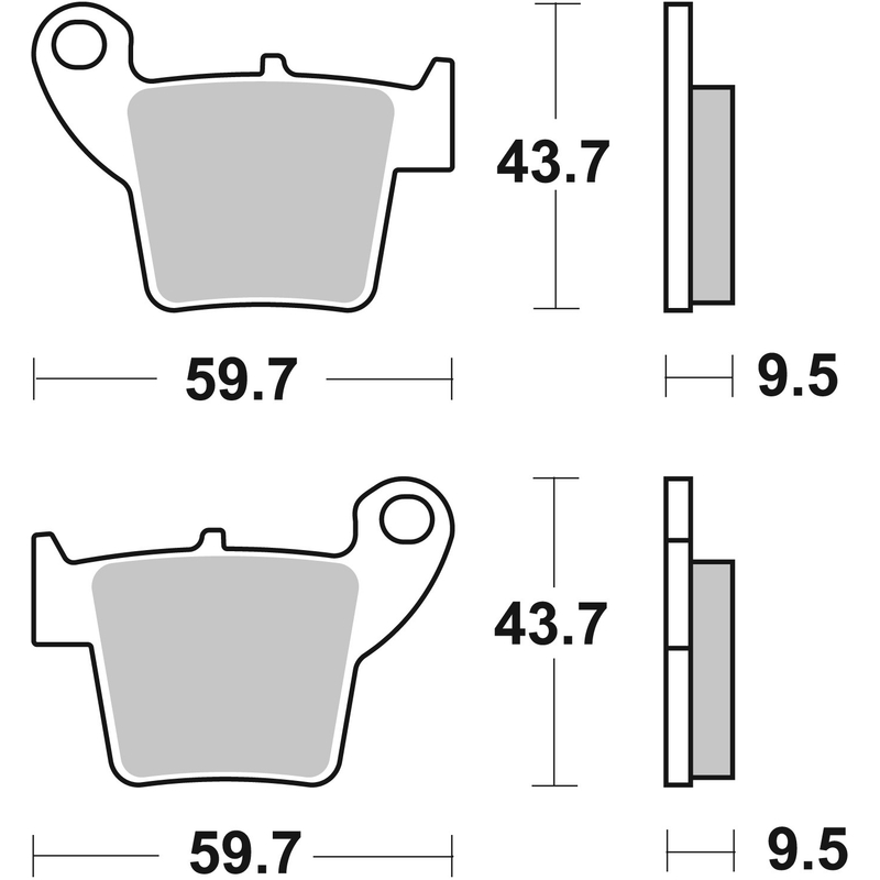Brake pads BREMBO