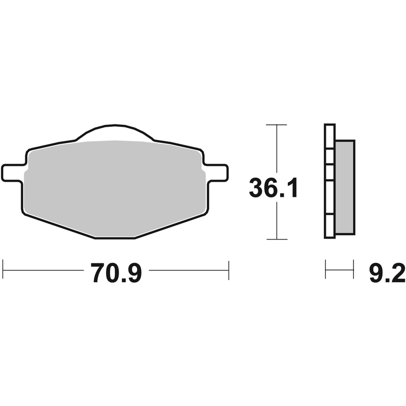 Brake pads BREMBO