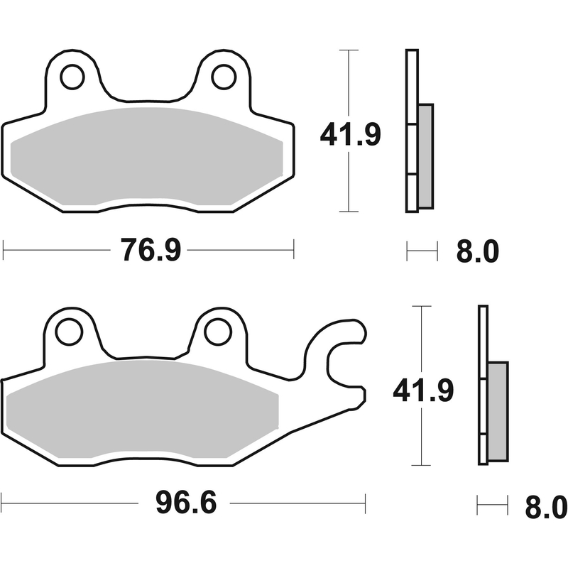 Brake pads BREMBO