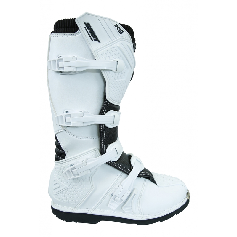 Buty motocyklowe Shot X10 białe wyprzedaż