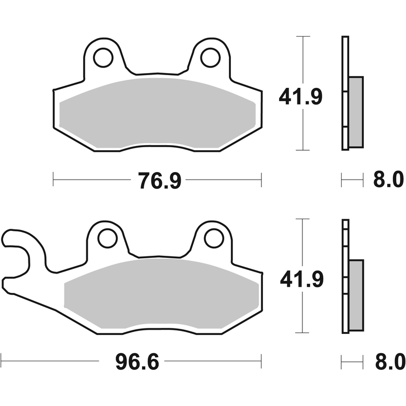 Brake pads BREMBO