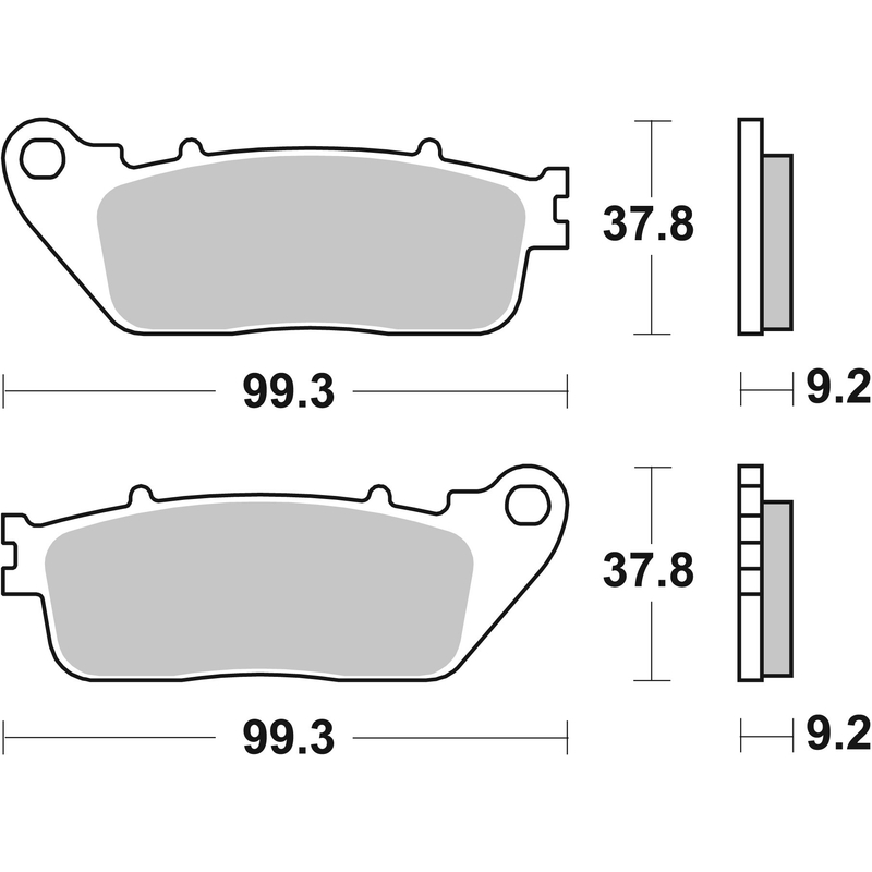Brake pads BREMBO