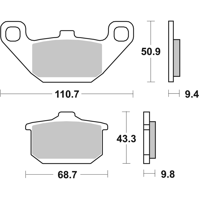 Brake pads BREMBO