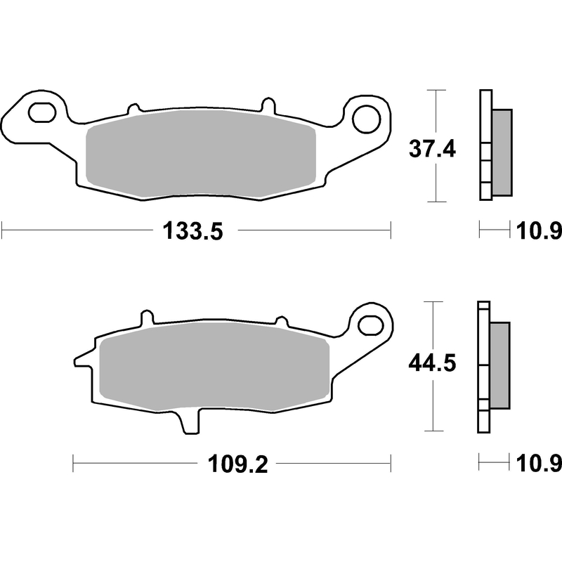Brake pads BREMBO