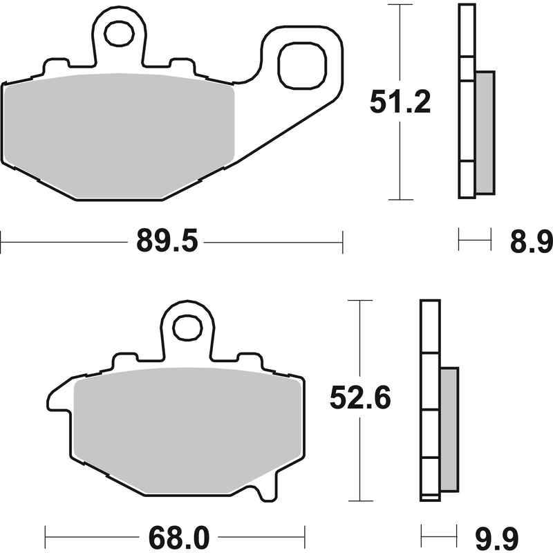 Brake pads BREMBO