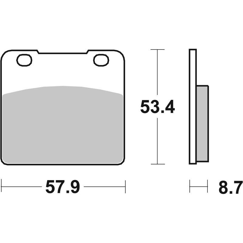 Brake pads BREMBO