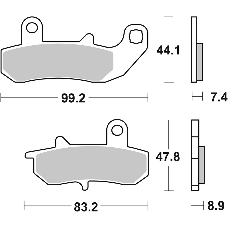 Brake pads BREMBO