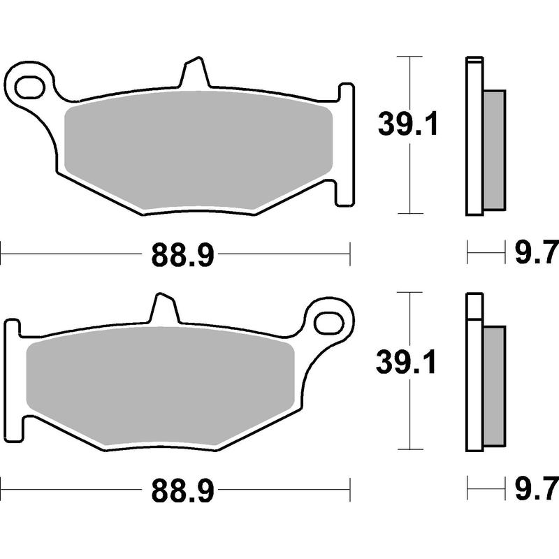 Brake pads BREMBO