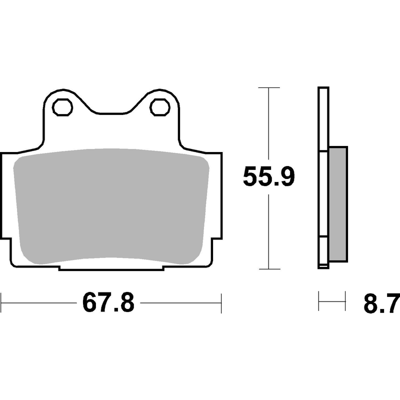 Brake pads BREMBO