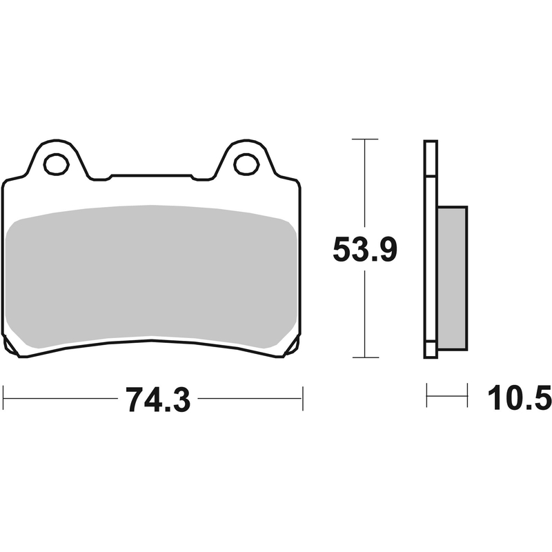 Brake pads BREMBO