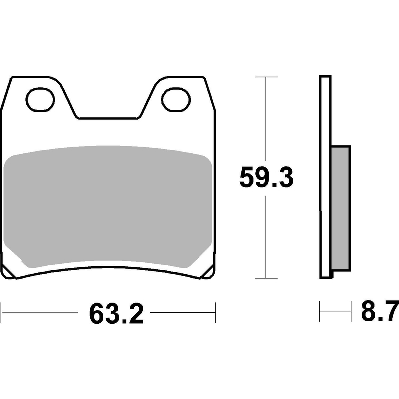 Brake pads BREMBO
