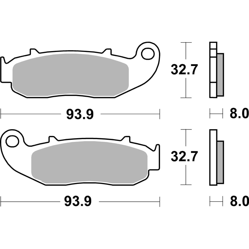 Brake pads BREMBO GENUINE