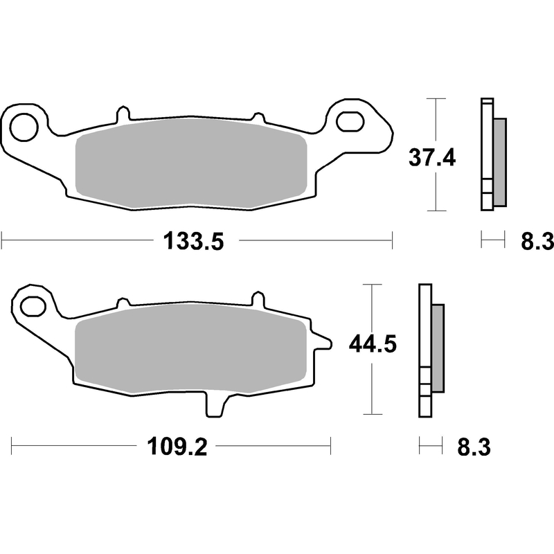 Brake pads BREMBO