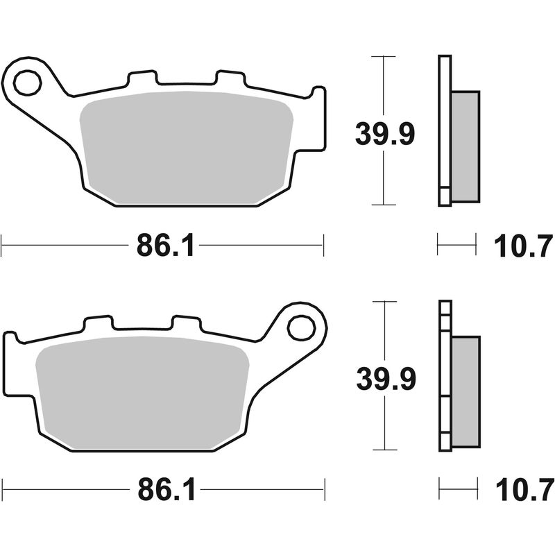 Brake pads BREMBO