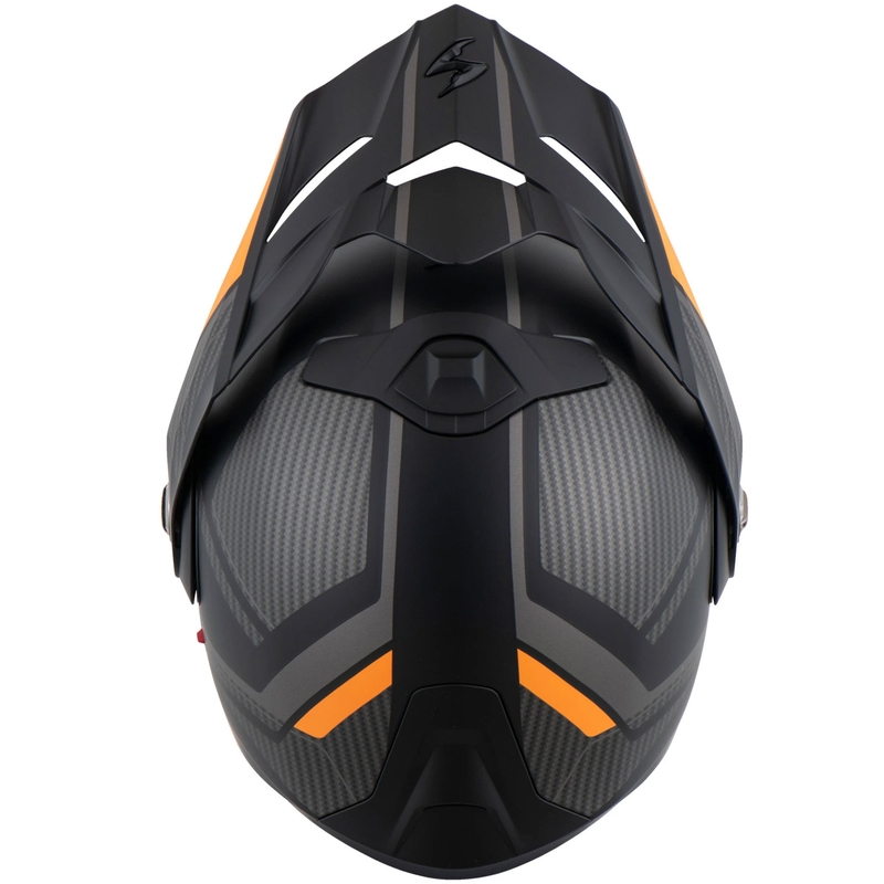Kask motocyklowy składany Scorpion ADX-2 LEWIS matowy czarno-pomarańczowy