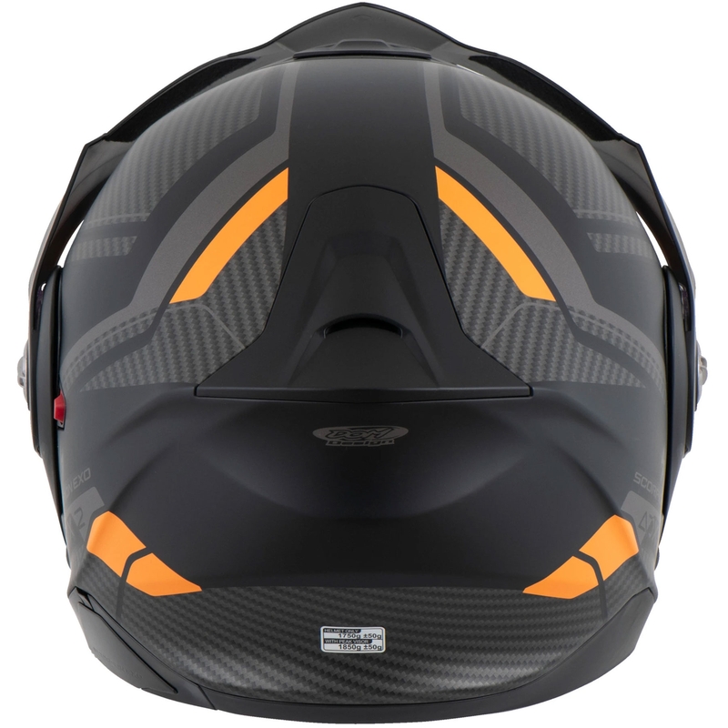 Kask motocyklowy składany Scorpion ADX-2 LEWIS matowy czarno-pomarańczowy