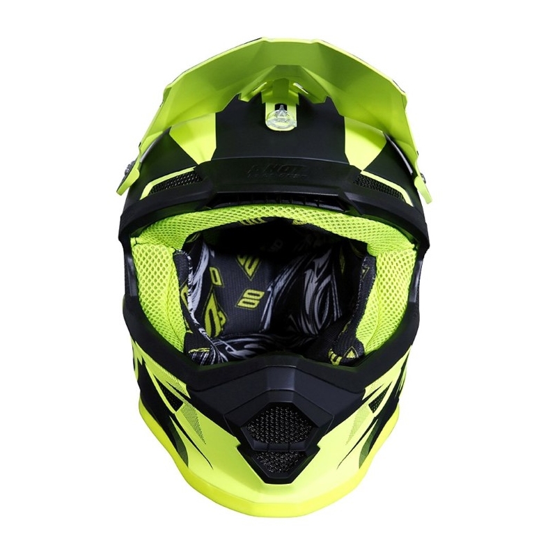 Dziecięcy kask motocrossowy Shot Ultimate czarno-fluo żółty wyprzedaż