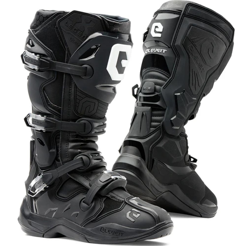 Buty motocrossowe Eleveit X-Legend EVO czarno-czarne