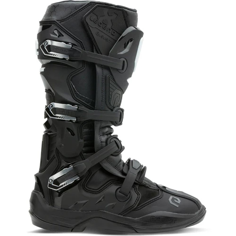 Buty motocrossowe Eleveit X-Legend EVO czarno-czarne