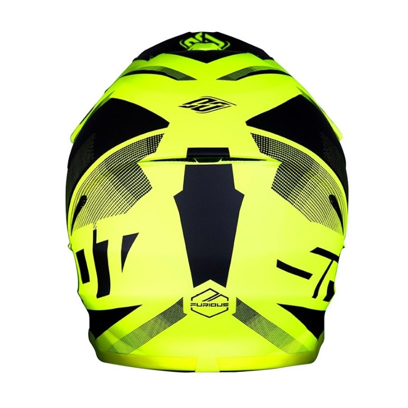 Dziecięcy kask motocrossowy Shot Ultimate czarno-fluo żółty wyprzedaż