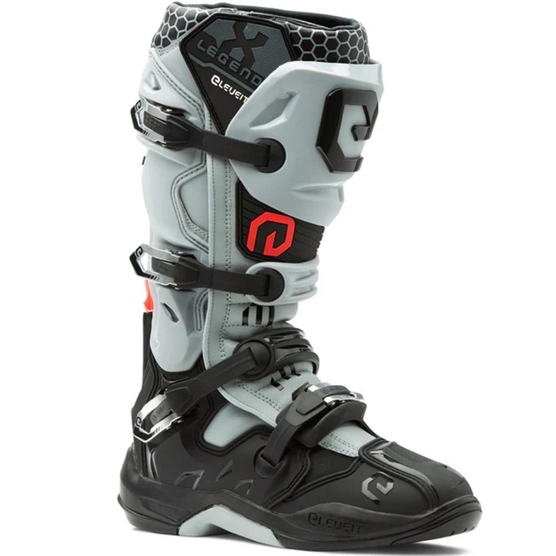 Buty motocrossowe Eleveit X-Legend EVO czarno-szare