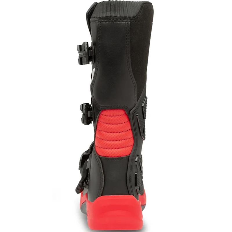 Buty motocrossowe Eleveit X-Peak dla dzieci, czarno-czerwone