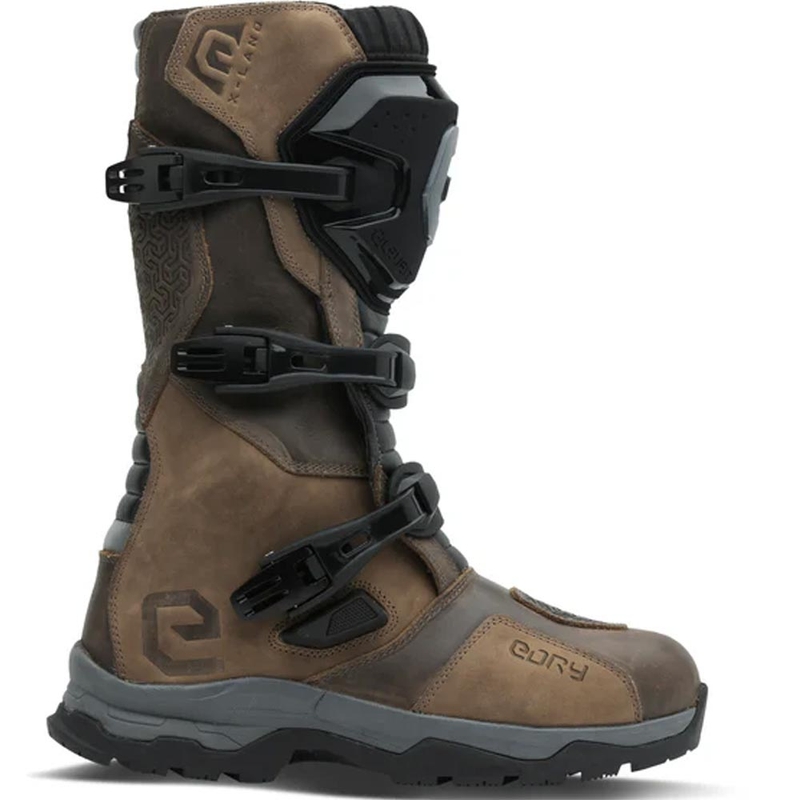 Buty motocyklowe Eleveit X Land ADV E-Dry brązowe