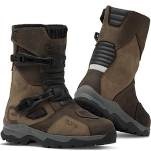 Buty motocyklowe Eleveit X Land ADV Low E-Dry brązowe