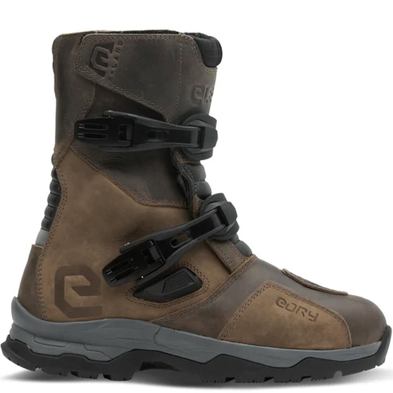 Buty motocyklowe Eleveit X Land ADV Low E-Dry brązowe