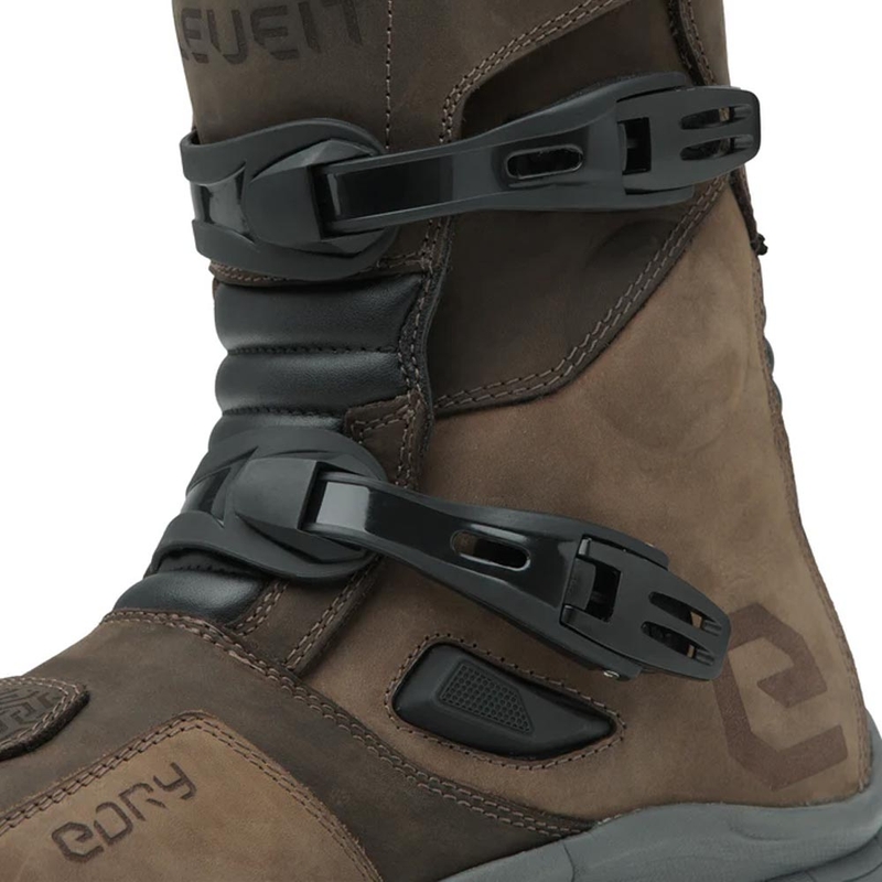 Buty motocyklowe Eleveit X Land ADV Low E-Dry brązowe