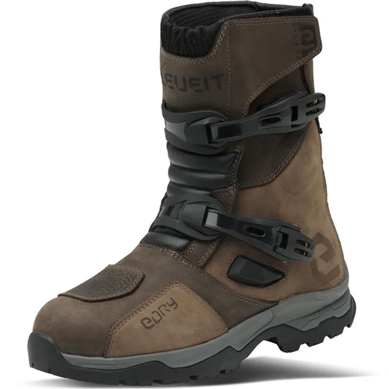 Buty motocyklowe Eleveit X Land ADV Low E-Dry brązowe