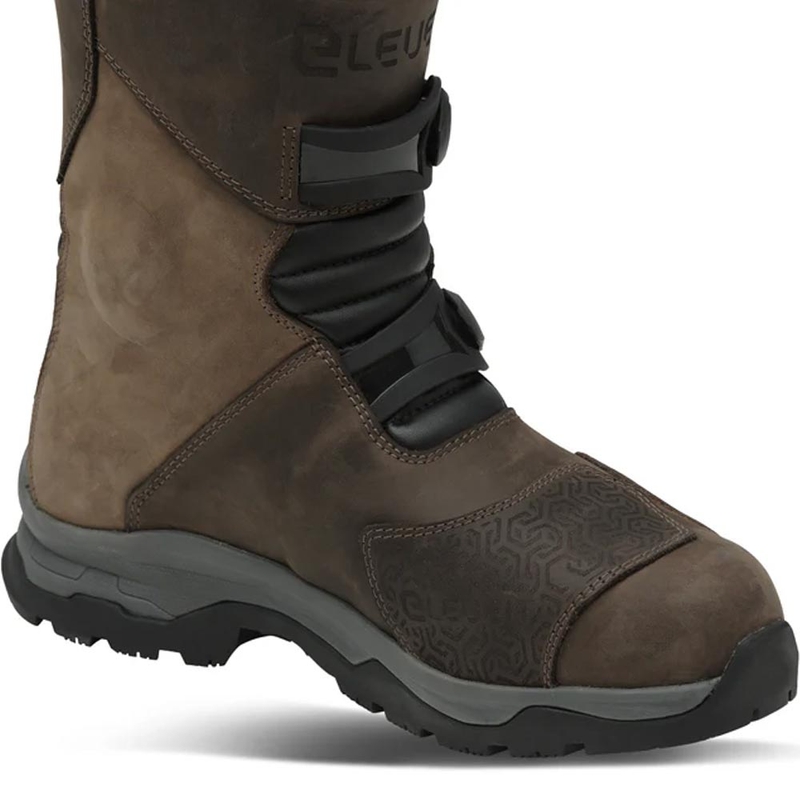Buty motocyklowe Eleveit X Land ADV Low E-Dry brązowe