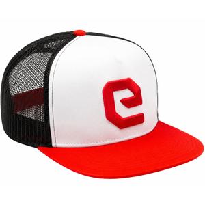 Eleveit Cap Logo biało-czerwony